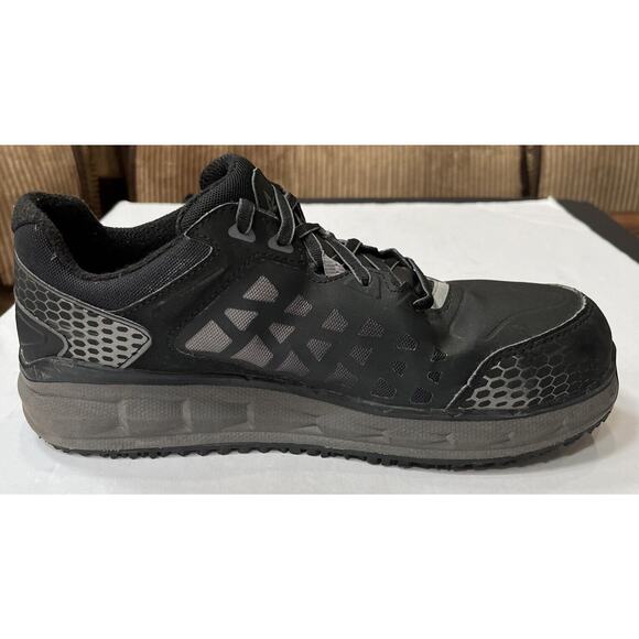 Ace 73000 Men\'s‎ Black Gray Phantom Aluminum Toe Slip Resistant Shoes Size 9.5 main image 5